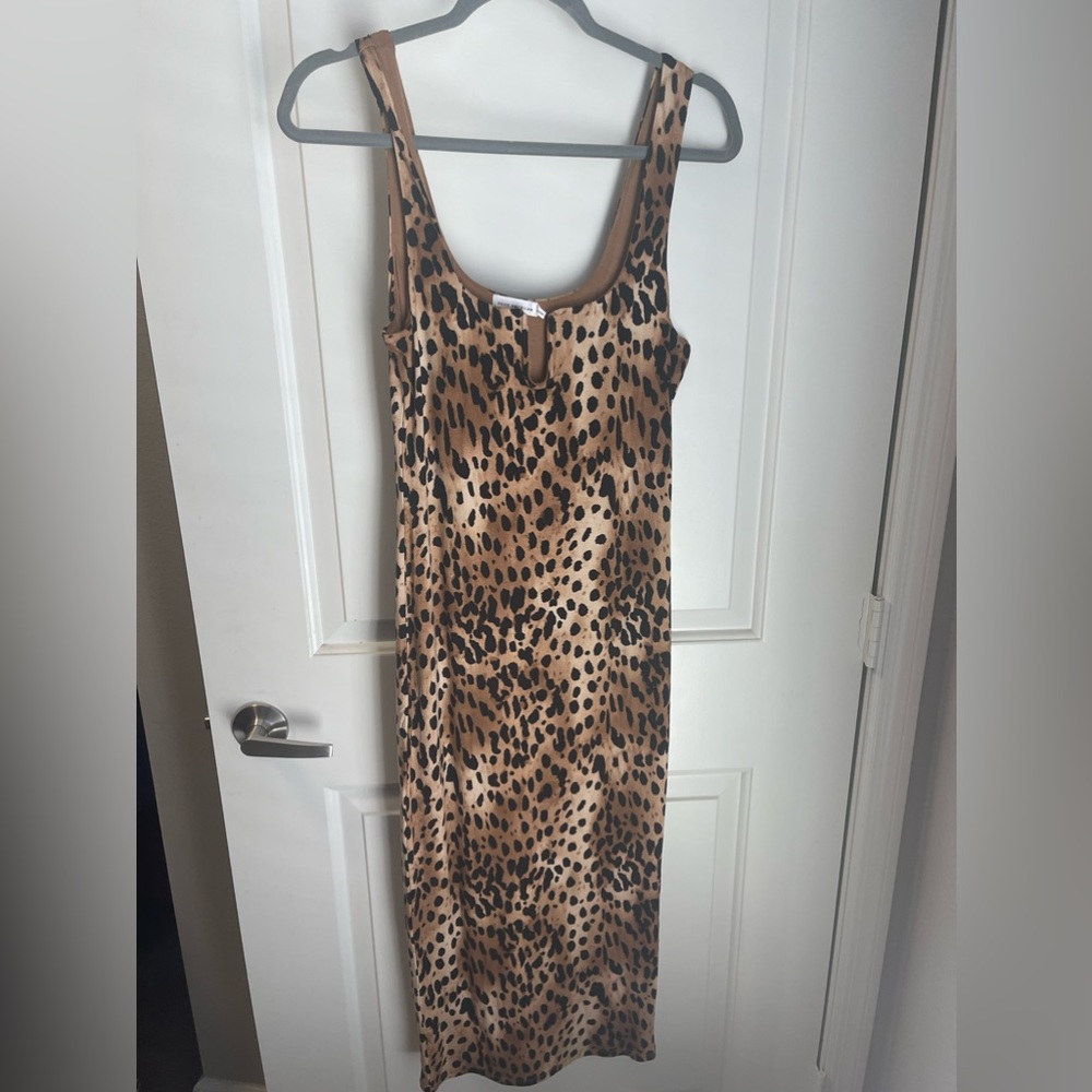 Good American Animal Print Dress